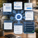 AI customer service automation for home services, with chat, text, booking, CRM, and follow-up features