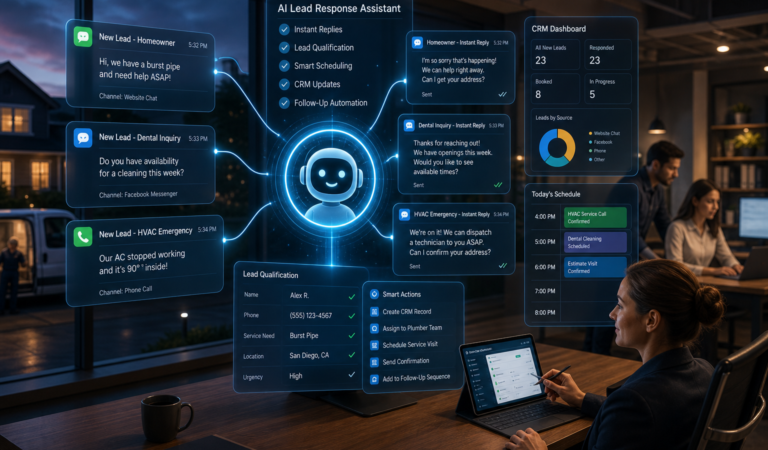 AI Lead Response Automation for Service Businesses